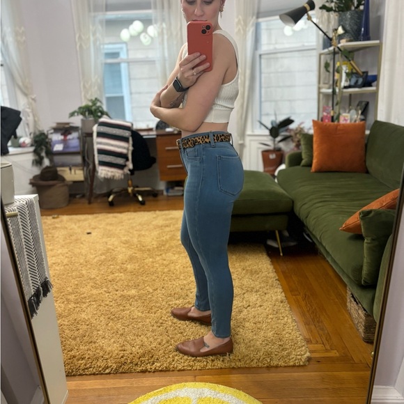 NWOT Banana Republic Super Stretch Denim High Rise Skinny Leggings Sz 4 27 - Picture 9 of 10